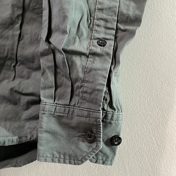 G-star Raw Button Up Shirt in Dark Military Green - Picture 7 of 13